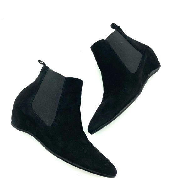 Aquatalia Veronica Chelsea Waterproof Wedge Boots - Picture 9 of 13